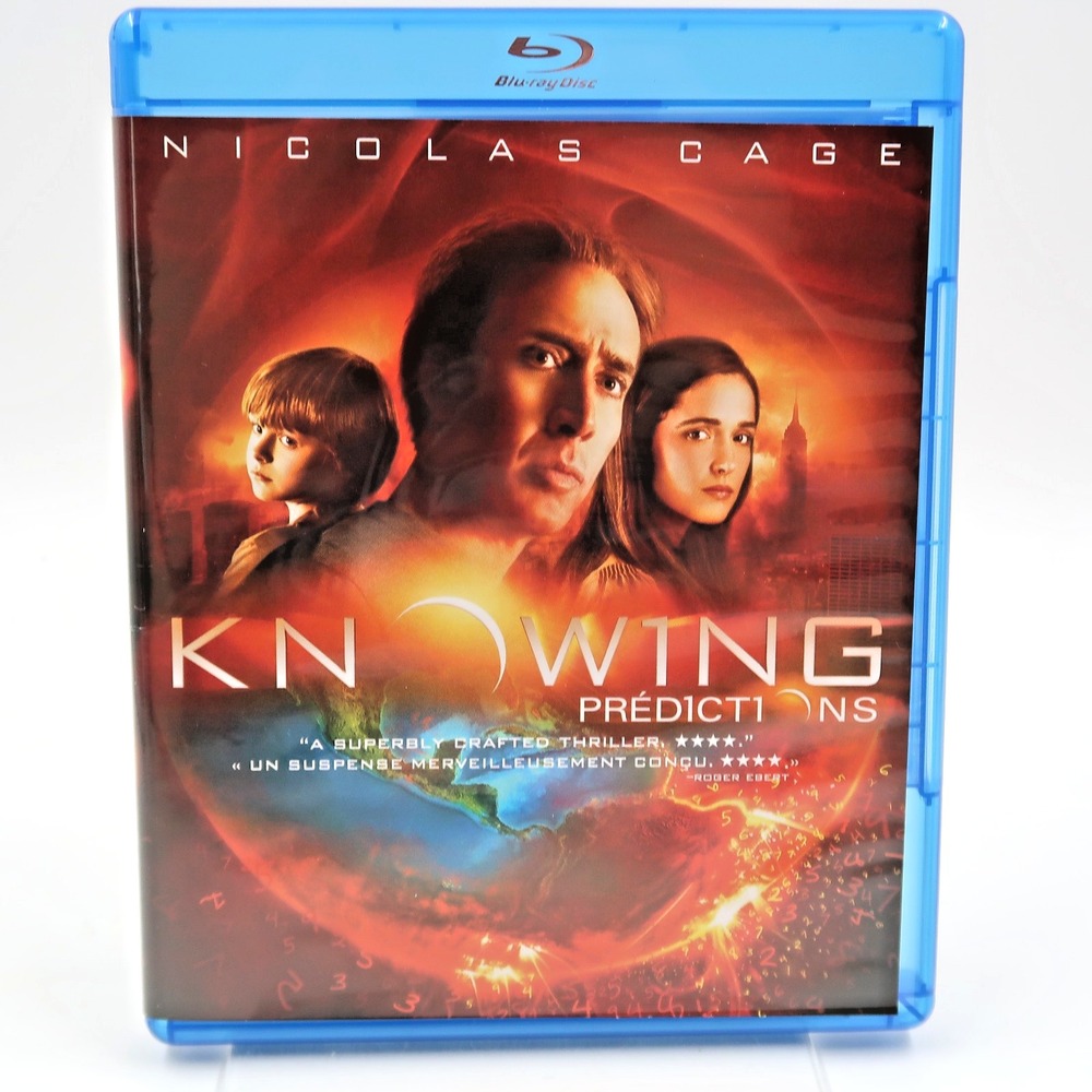 Knowing Blu-ray 2009 Nicolas Cage Alex Proyas Sci-Fi Thriller Disaster Movie